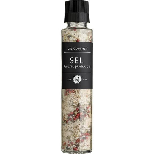 Suola maustemylly - rosmariini, paprika, chili (230 g) - Lempi Lifestyle