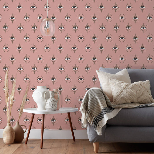 Tapetti Theia pinkki - Lempi Lifestyle