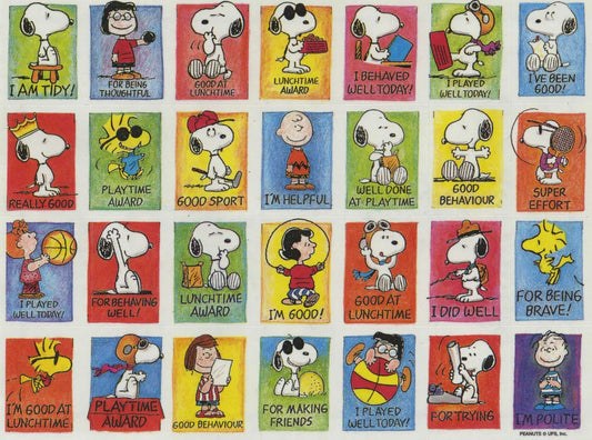 Tarra-arkki Snoopy - palkintotarrat - Lempi Lifestyle