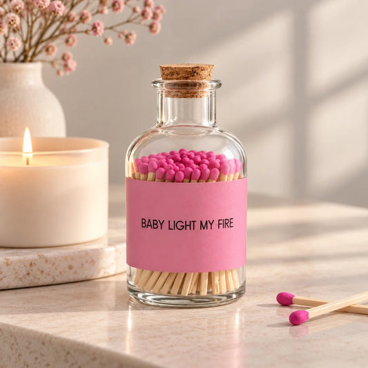 Tulitikkupullo Iso pullo - BABY LIGHT MY FIRE - Lempi Lifestyle