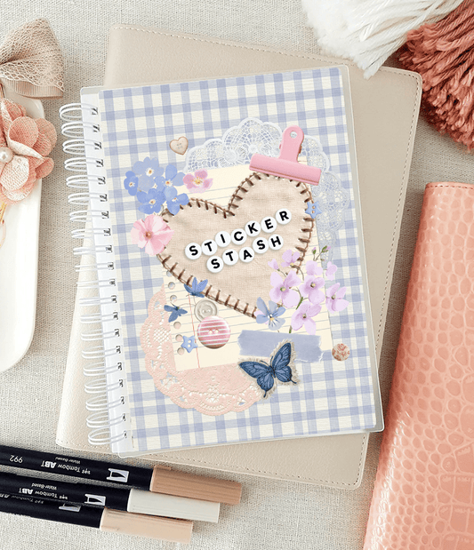 Uudelleenkäytettävä tarrakirja 12 x 18 cm –Sticker stash - Lempi Lifestyle