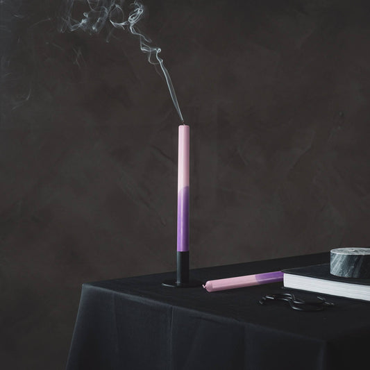 Värjätyt kruunukynttilät 4 kpl , lila ja violetti - Lempi Lifestyle