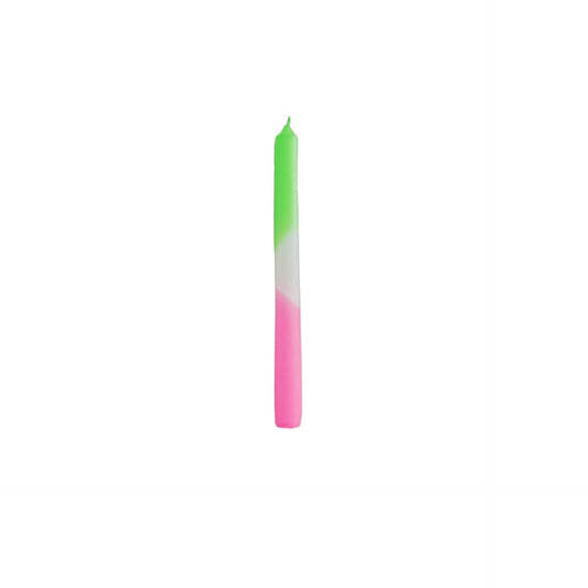 Värjätyt kruunukynttilät 4 kpl - neon vihreä ja neon pinkki - Lempi Lifestyle
