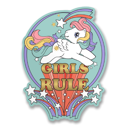 Vinyylitarra My little pony - MLP Girls Rule Sticker - Lempi Lifestyle