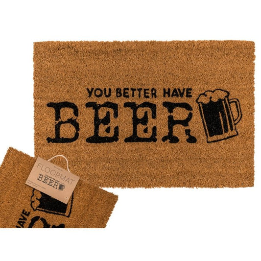 You better have beer - kynnysmatto – hauska ovimatto oluen ystäville - Lempi Lifestyle