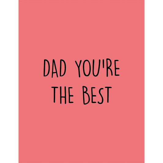 Dad You’re The Best - Postikortti - Lempi Lifestyle