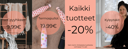 Kevään parhaat sisustuslöydöt – säästä jopa 40 % kylpytakeista, pyyhkeistä ja arjen kaunistajista - Lempi Lifestyle