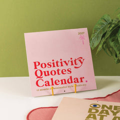 Seinäkalenteri 2027 - positivity quotes