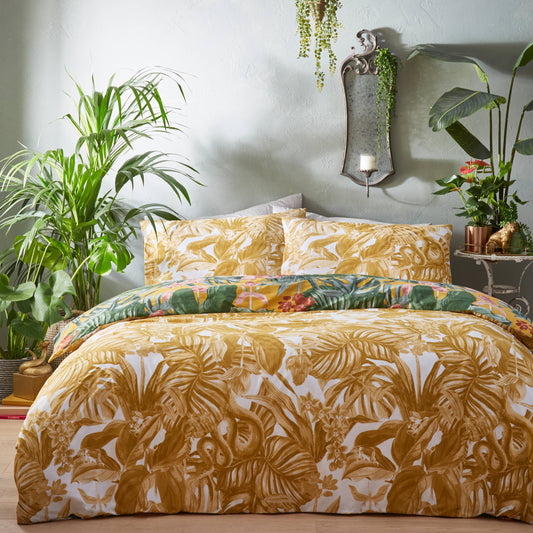 Bed linen set Medinilla Tropical / Single duvet (single) and double duvet (king)