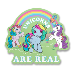 Vinyylitarra - Unicorns Are Real Sticker