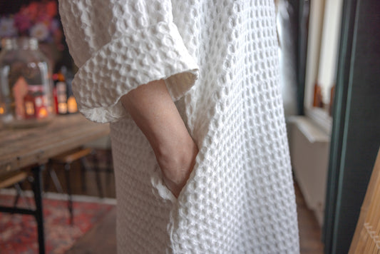 Favorite Waffle tunic - white