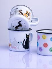 Enamel cup - dogs