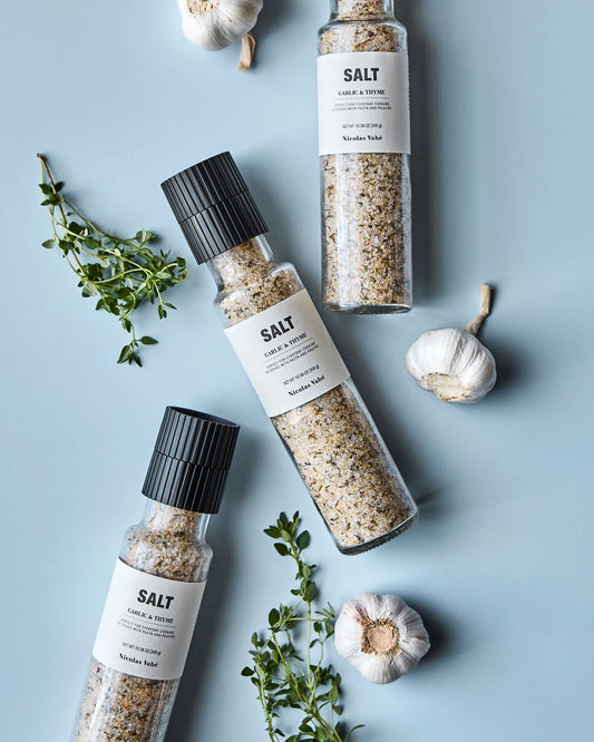 Nicolas Vahé Maustemylly Salt, Garlic & Thyme (300 g) – Keittiön takuuvarma klassikko