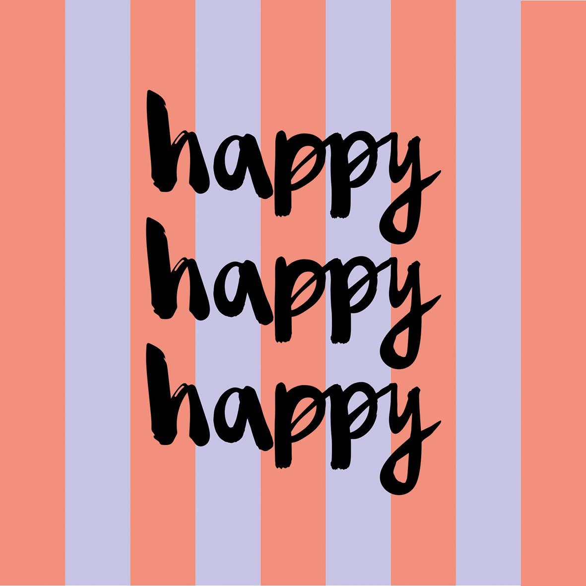 Servetti - Lautasliina Happy Happy Happy 33x33
