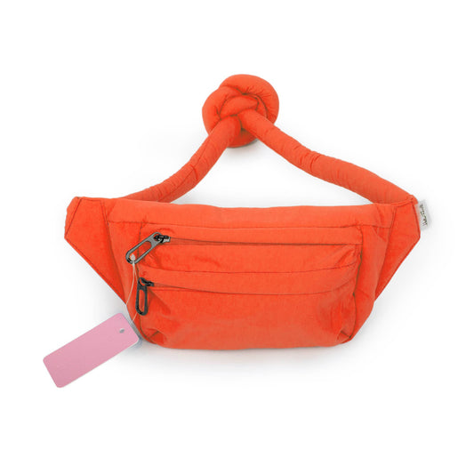 Belt bag with elastic knot, orange