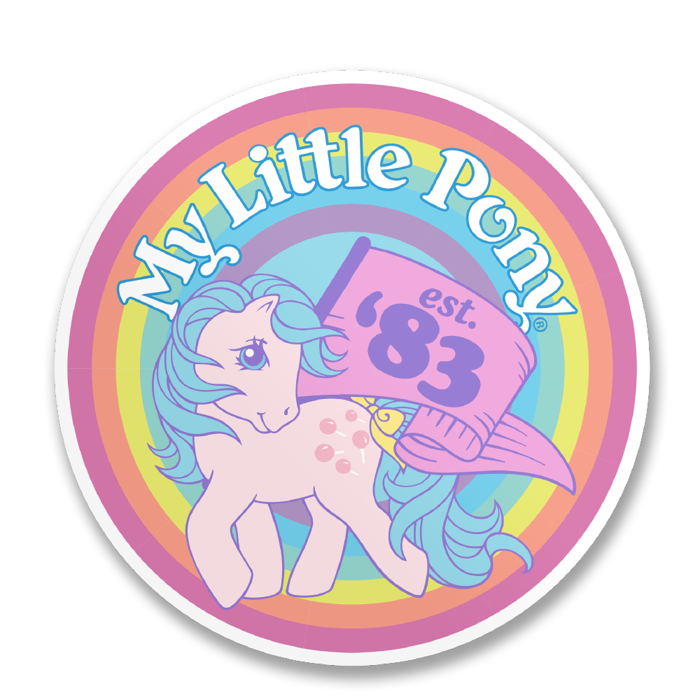 Vinyylitarra - My Little Pony Est '83 Sticker