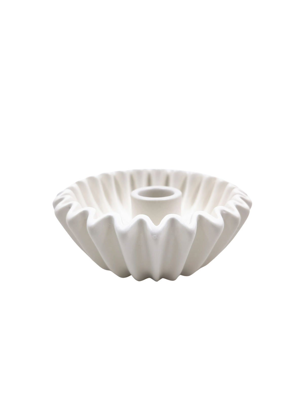 Candle holder white