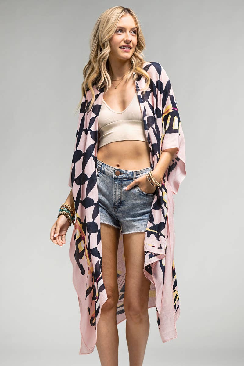 Kimono Retro floral