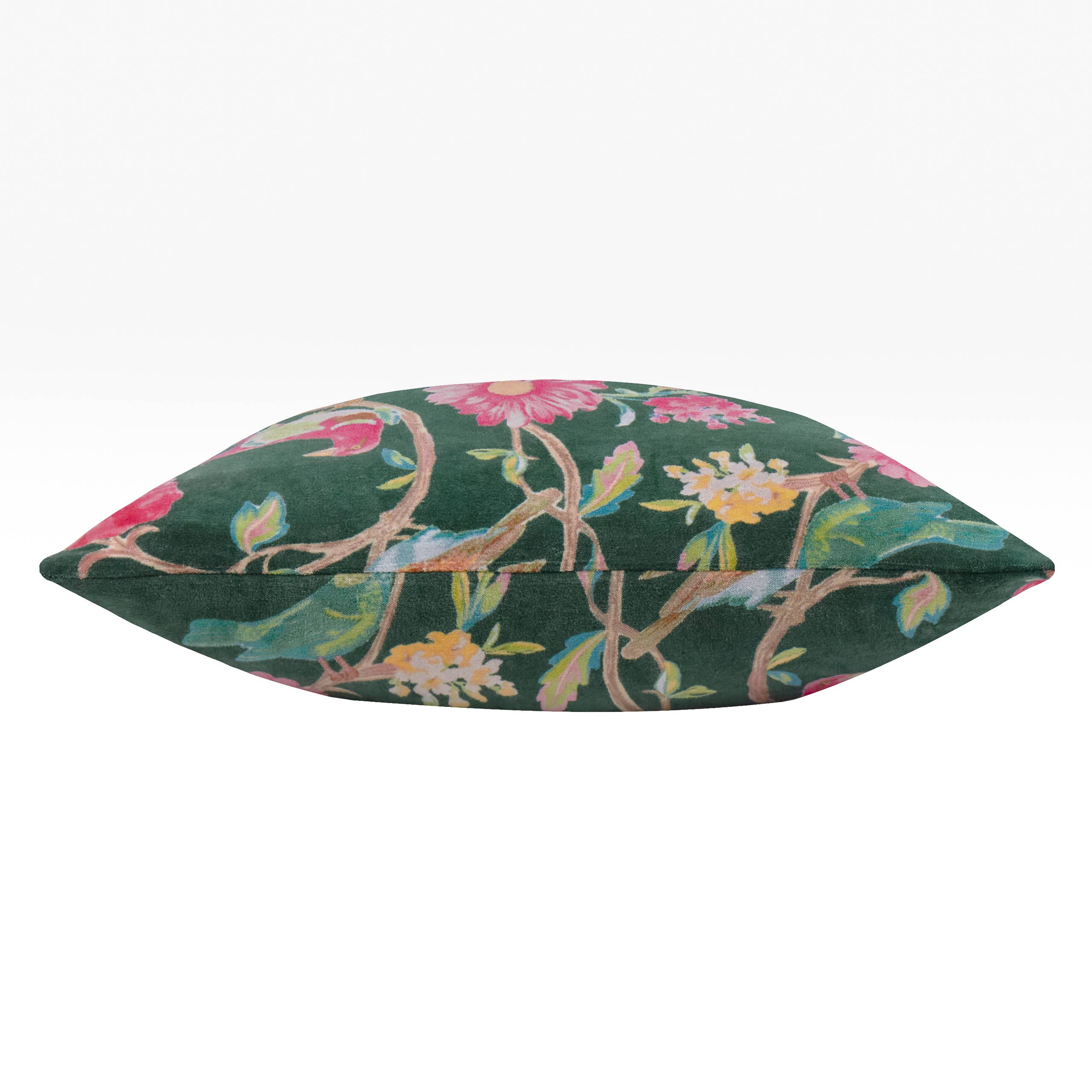Samettityyny merensininen tropiikki (Teal) 50 x 50 cm - Lempi Lifestyle