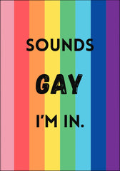 Postikortti - Sounds Gay