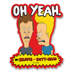 Vinyylitarra - Beavis and Butt-Head Oh Yeah! Stickers