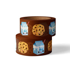 Koristeteippi milk and cookies - washiteippi askarteluun