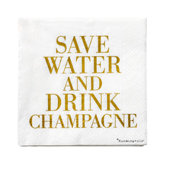 Servetti  - Save water and drink champagne