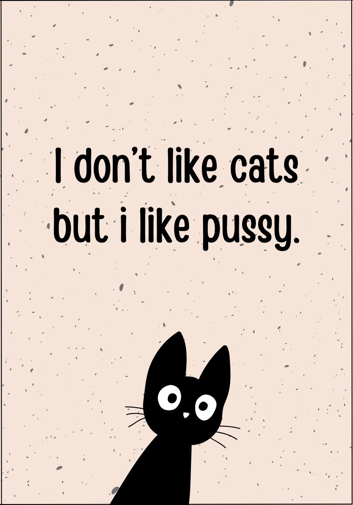 Postikortti - I don't like cats