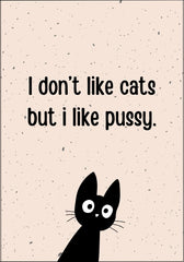 Postikortti - I don't like cats