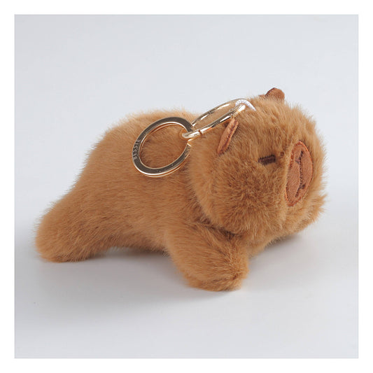 Pehmo Capybara Laukkukoru ja Avaimenperä 10 x 13 cm