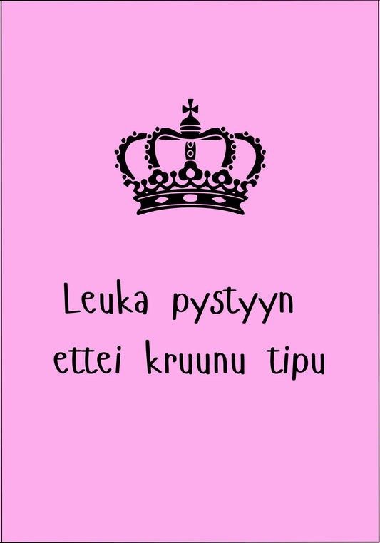 Postikortti - Leuka pystyyn