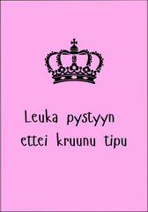 Postikortti - Leuka pystyyn