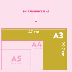 A3 perhekalenteri, magneettinen