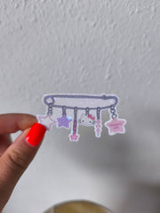 Trinkets Girl -tarra – holografinen vinyylitarra - Lempi Lifestyle