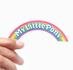 Vinyylitarra - My Little Pony Logo Sticker