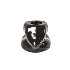 Candle holder black lips 10.5x6.5x5.5cm