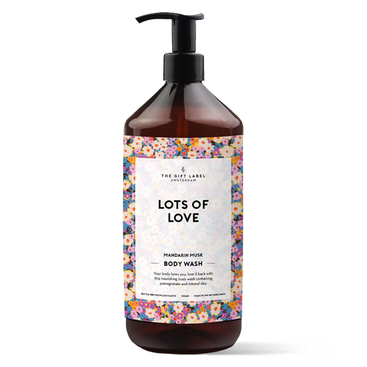 Suihkusaippua The Gift Label Lots of Love I vegaaninen suihkugeeli 1000 ml