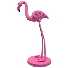 Metallinen Flamingo Patsas - Neon Pink