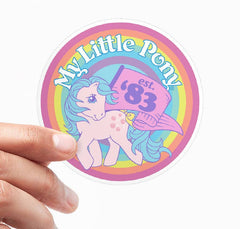 Vinyylitarra - My Little Pony Est '83 Sticker