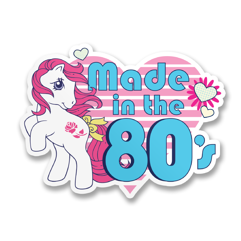 Vinyylitarra - Made In The 80's Sticker