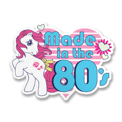 Vinyylitarra - Made In The 80's Sticker