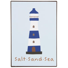 Metallikyltti Salt Sand Sea