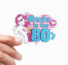 Vinyylitarra - Made In The 80's Sticker
