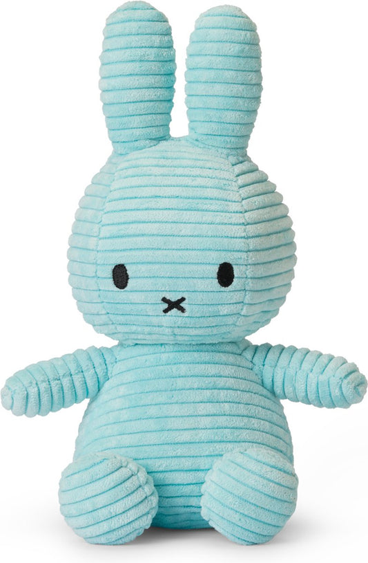 Miffy the corduroy bunny, turquoise