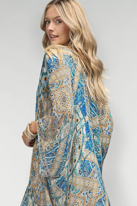 Kimono Maroccoan print