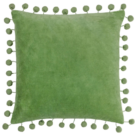 Cushion pom pom, green