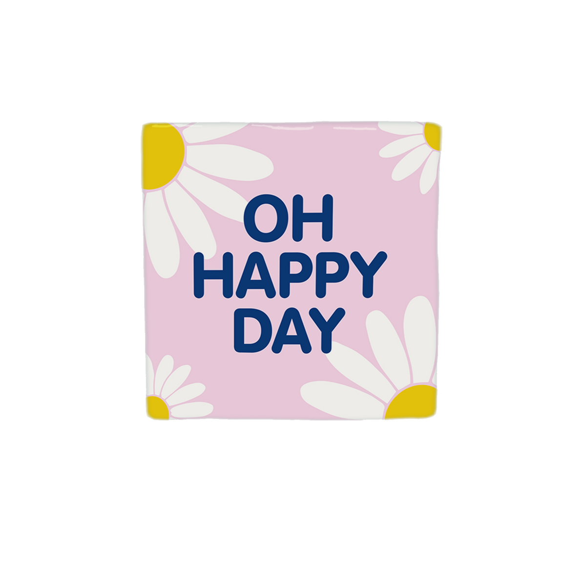 Keraamiset koristelaatat - Oh happy day