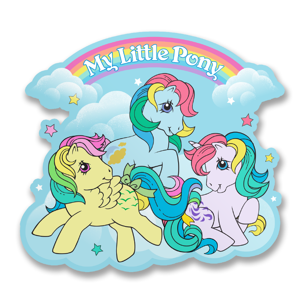 Vinyylitarra - My Little Pony Group Sticker