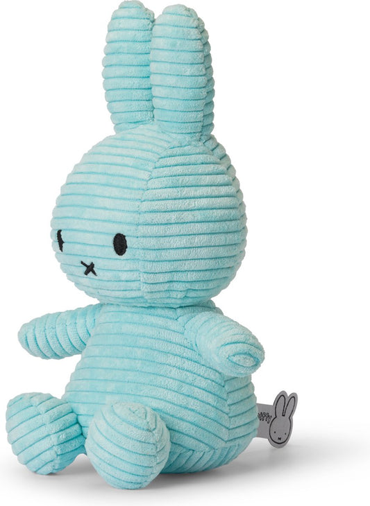 Miffy the corduroy bunny, turquoise