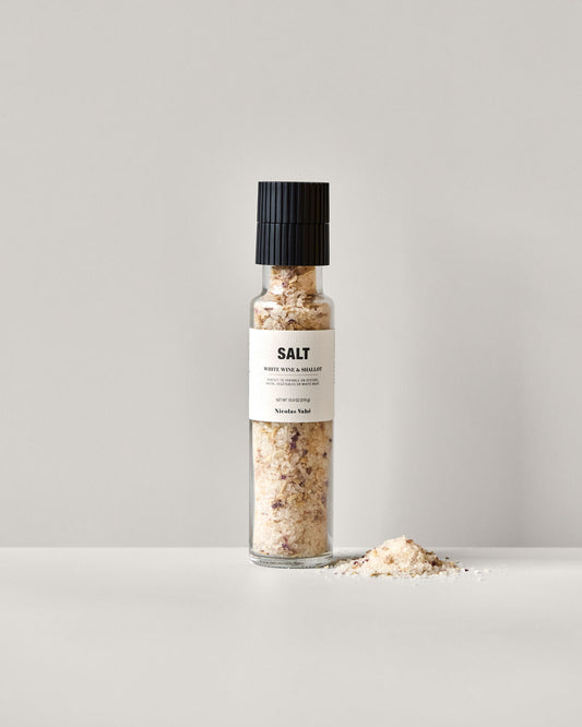 Nicolas Vahé Maustemylly Salt, White Wine & Shallot (310 g) – Keittiösi Ranskalainen Salaisuus